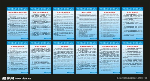 物業(yè)管理制度宣傳海報設計示例